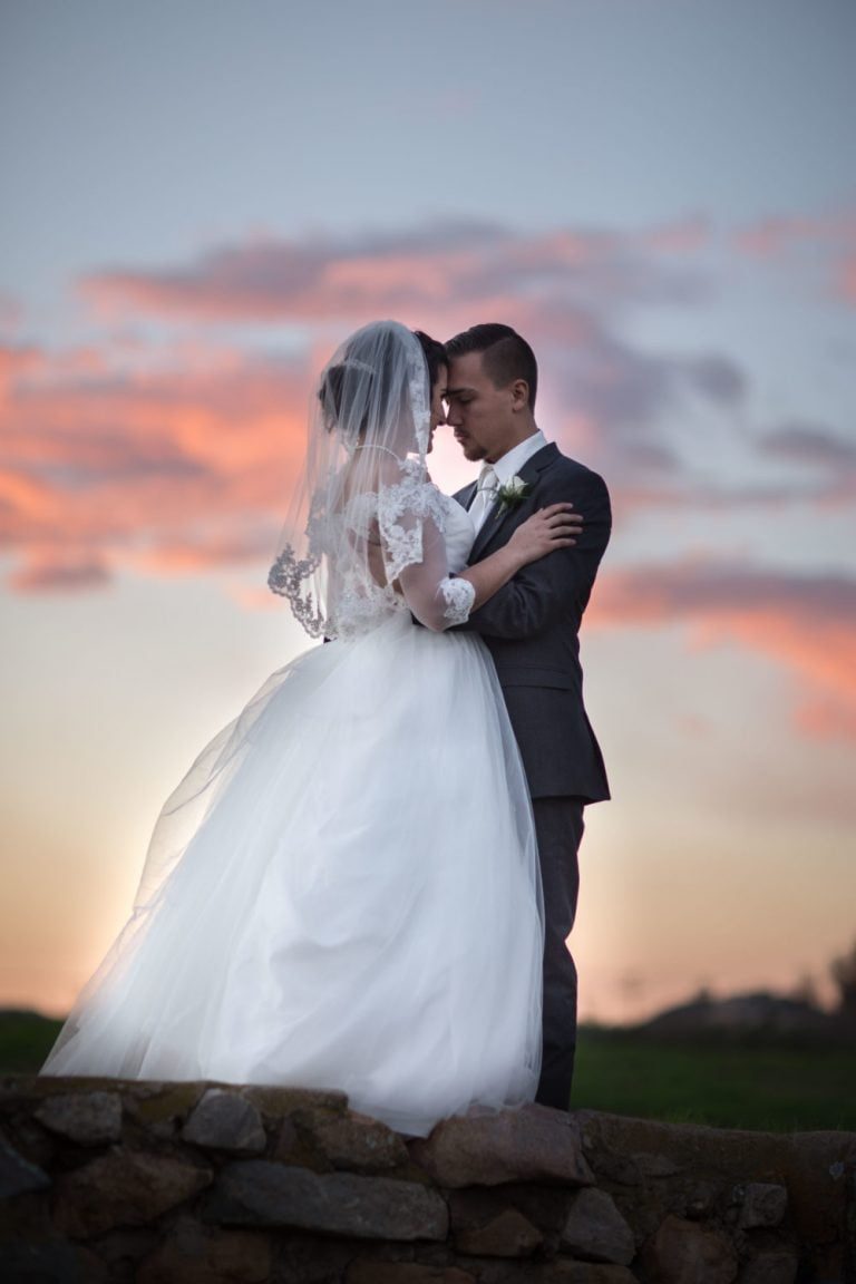 A couple at the ranch